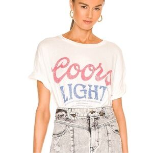The Laundry Room Revolve COORS LIGHT tee shirt
